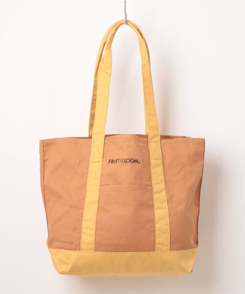 FRUIT OF THE LOOM(フルーツオブザルーム)の「【FRUIT OF THE LOOM】FTL EX CANVAS TOTE BAG M(トートバッグ・メンズ・ブルー系その他/オフホワイト/レッド/ライトブラウン/ネイビー/グリーン/エンジ/ベージュ・FREE)」の3枚目の写真