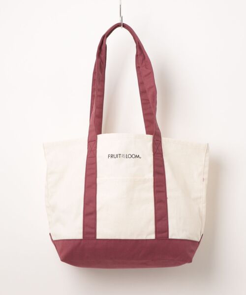 FRUIT OF THE LOOM(フルーツオブザルーム)の「【FRUIT OF THE LOOM】FTL EX CANVAS TOTE BAG M(トートバッグ・メンズ・ブルー系その他/オフホワイト/レッド/ライトブラウン/ネイビー/グリーン/エンジ/ベージュ・FREE)」の8枚目の写真
