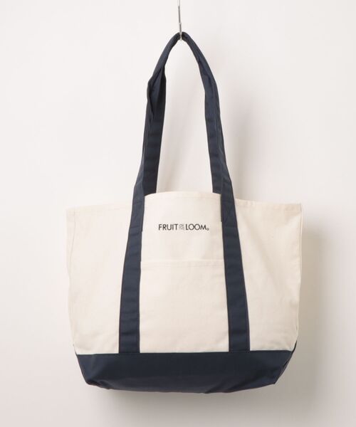 FRUIT OF THE LOOM(フルーツオブザルーム)の「【FRUIT OF THE LOOM】FTL EX CANVAS TOTE BAG M(トートバッグ・メンズ・ブルー系その他/オフホワイト/レッド/ライトブラウン/ネイビー/グリーン/エンジ/ベージュ・FREE)」の1枚目の写真