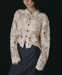 Cutwork Opencollar Shirts（シャツ/ブラウス）｜anuke（アンヌーク