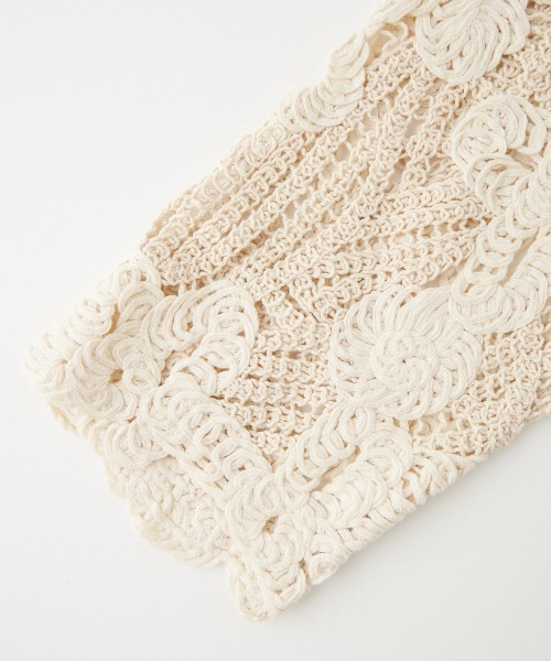 刺繡 鏤空編織蕾絲罩衫襯衫