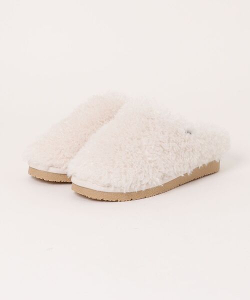 GAP(ギャップ)の「【GAP】ボア サボサンダル(サンダル・レディース・アイボリー/キャメル・25.0cm/24.0cm/23.0cm)」の1枚目の写真