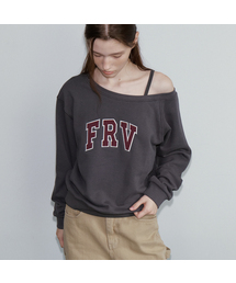 FRV オフショルダースウェット [FRFA05LT09]_チャコール