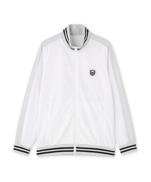 PEARLY GATES(パーリーゲイツ)の「TEXBRID丸編みメッシュジャケット (MENS)(ブルゾン・メンズ・ホワイト・MEDIUM/X-LARGE)」の1枚目の写真