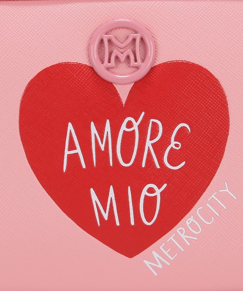 METROCITY(メトロシティ)の「RUBY TAYLOR Collaboration AMORE MIO ハートモチーフ ミニショルダーバッグ - ピンク(ショルダーバッグ・レディース・ピンク・FREE)」の7枚目の写真