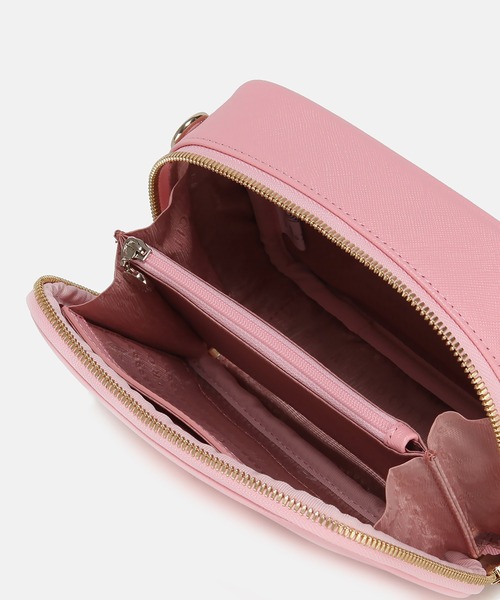 METROCITY(メトロシティ)の「RUBY TAYLOR Collaboration AMORE MIO ハートモチーフ ミニショルダーバッグ - ピンク(ショルダーバッグ・レディース・ピンク・FREE)」の6枚目の写真