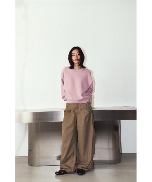 Knuth Marf(クヌースマーフ)の「cling draped pants(unisex)(その他パンツ・レディース・ブラック/ブラウン・SMALL/MEDIUM/X-SMALL)」の3枚目の写真