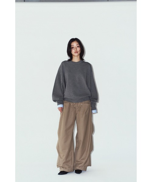 Knuth Marf(クヌースマーフ)の「cling draped pants(unisex)(その他パンツ・レディース・ブラック/ブラウン・SMALL/MEDIUM/X-SMALL)」の10枚目の写真