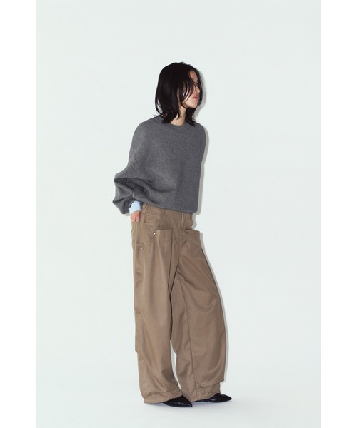 Knuth Marf(クヌースマーフ)の「cling draped pants(unisex)(その他パンツ・レディース・ブラック/ブラウン・SMALL/MEDIUM/X-SMALL)」の11枚目の写真