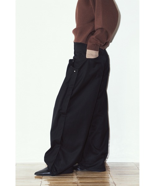 Knuth Marf(クヌースマーフ)の「cling draped pants(unisex)(その他パンツ・レディース・ブラック/ブラウン・SMALL/MEDIUM/X-SMALL)」の20枚目の写真