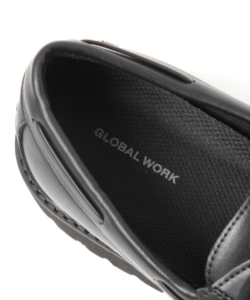 GLOBAL WORK(グローバルワーク)の「らくっションデッキシューズ/1056713(モカシン/デッキシューズ・メンズ・ブラック/ブラウン系その他6・MEDIUM/LARGE)」の12枚目の写真