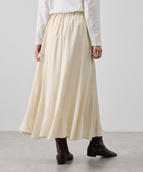 ROPE' PICNIC(ロペピクニック)の「フレア シルエット エスカルゴ スカート(スカート・レディース・キナリ/チャコールグレー・FREE)」の15枚目の写真
