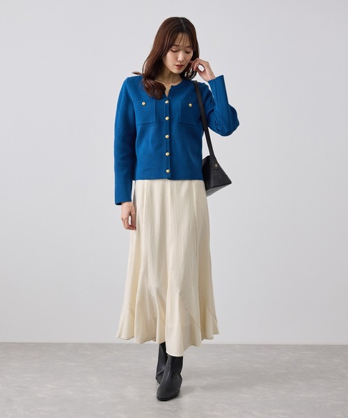 ROPE' PICNIC(ロペピクニック)の「フレア シルエット エスカルゴ スカート(スカート・レディース・キナリ/チャコールグレー・FREE)」の17枚目の写真