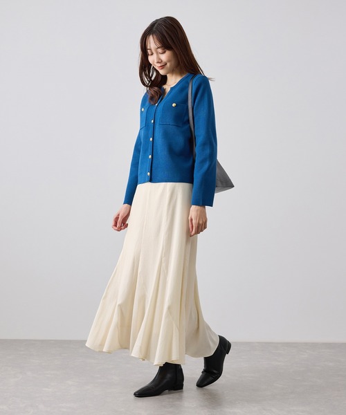ROPE' PICNIC(ロペピクニック)の「フレア シルエット エスカルゴ スカート(スカート・レディース・キナリ/チャコールグレー・FREE)」の18枚目の写真