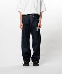 【in・stru(men-tal)./ インストールメンタル】ONE WASHED SELVAGE DENIM STRAIGHT PANTS
