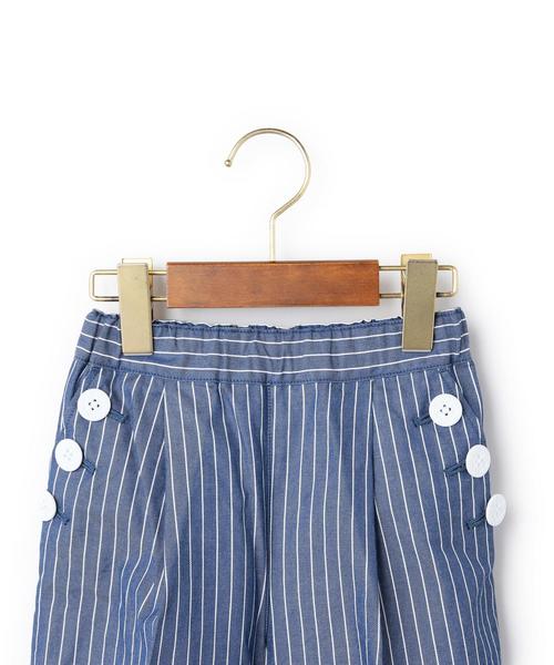 green label relaxing(グリーンレーベルリラクシング)の「タックワイド8L パンツ ガラ◆(その他パンツ・キッズ・その他1・105/135/125/115/95)」の4枚目の写真