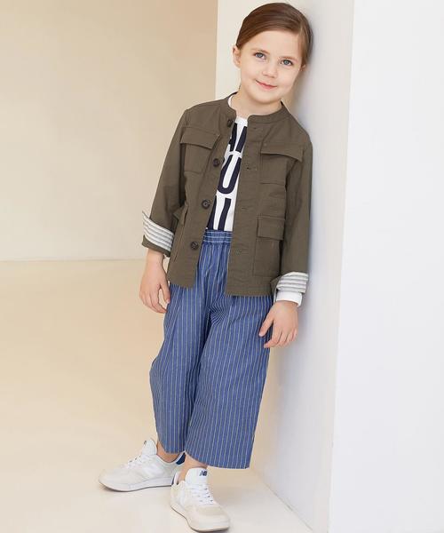 green label relaxing(グリーンレーベルリラクシング)の「タックワイド8L パンツ ガラ◆(その他パンツ・キッズ・その他1・105/135/125/115/95)」の3枚目の写真