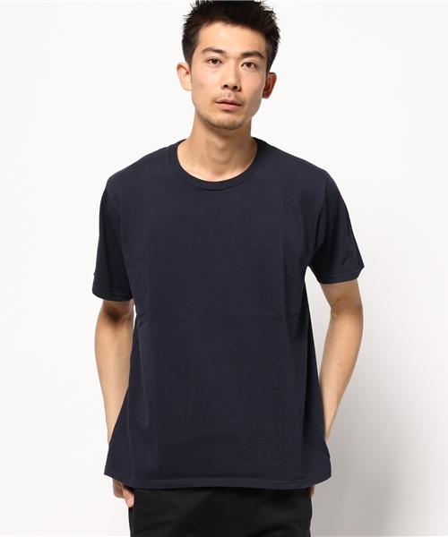 Brentwood(ブレントウッド)の「CREW NECK S/S クルーネック半袖Tシャツ(Tシャツ/カットソー・メンズ・ブラック/ネイビー/イエロー/ホワイト/ライトピンク・X-SMALL/SMALL/LARGE/MEDIUM)」の3枚目の写真