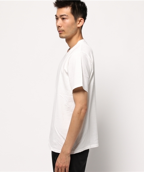 Brentwood(ブレントウッド)の「CREW NECK S/S クルーネック半袖Tシャツ(Tシャツ/カットソー・メンズ・ブラック/ネイビー/イエロー/ホワイト/ライトピンク・X-SMALL/SMALL/LARGE/MEDIUM)」の6枚目の写真