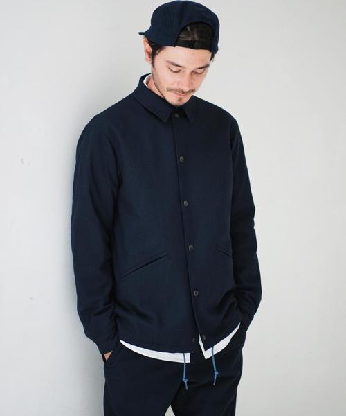green label relaxing（グリーンレーベルリラクシング）の「■■■【WEB限定】BC★★TR ストレッチ コーチジャケット（カバーオール・メンズ・ネイビー/ダークグレー・LARGE/SMALL/MEDIUM）」の13枚目の写真