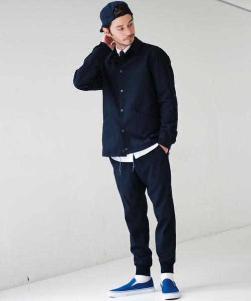 green label relaxing（グリーンレーベルリラクシング）の「■■■【WEB限定】BC★★TR ストレッチ コーチジャケット（カバーオール・メンズ・ネイビー/ダークグレー・LARGE/SMALL/MEDIUM）」の5枚目の写真