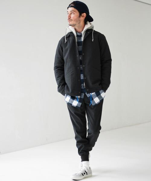 green label relaxing（グリーンレーベルリラクシング）の「■■■【WEB限定】BC★★TR ストレッチ コーチジャケット（カバーオール・メンズ・ネイビー/ダークグレー・LARGE/SMALL/MEDIUM）」の7枚目の写真