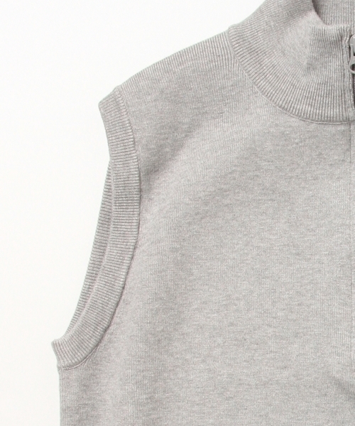 BEAMS GOLF(ビームスゴルフ)メンズゴルフ　ハーフジップ ニット ベスト BEAMS GOLF（ビームスゴルフ）の「BEAMS GOLF ORANGE LABEL