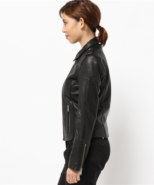 DOMA（ドマ）の「【DOMA】レザーライダースジャケット(D163129