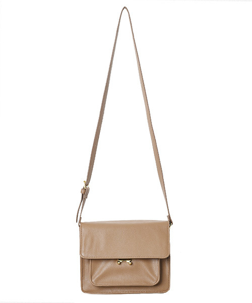 Luz Llena(ラズレナ)の「アコーディオン・クラシックショルダーバッグ◆(ショルダーバッグ・レディース・ブラック/グレイッシュベージュ・フリ-)」の3枚目の写真