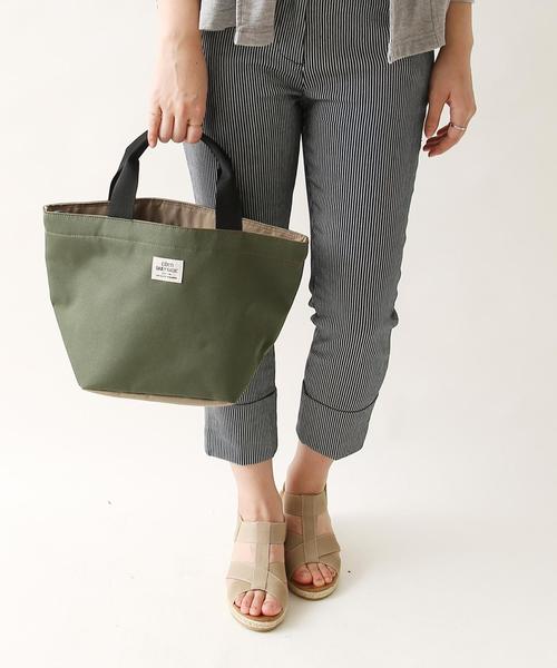 coen(コーエン)の「バイカラー2WAYトートバッグ(トートバッグ・レディース・ピンク/オリーブ/ブラック/ネイビー・FREE)」の3枚目の写真