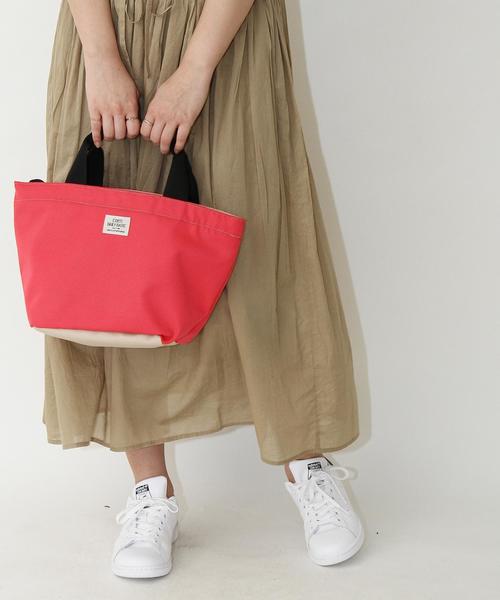 coen(コーエン)の「バイカラー2WAYトートバッグ(トートバッグ・レディース・ピンク/オリーブ/ブラック/ネイビー・FREE)」の4枚目の写真