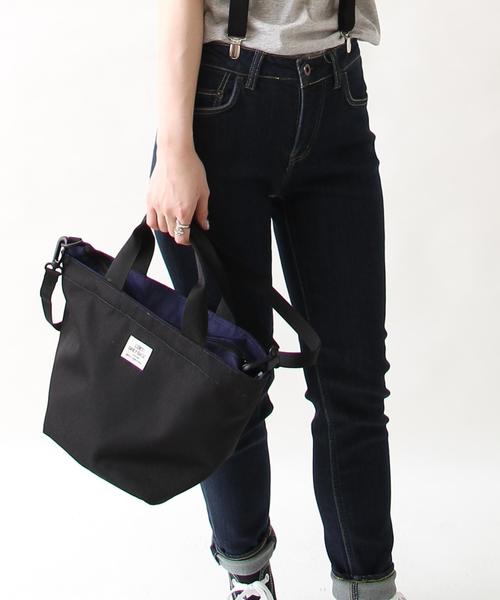 coen(コーエン)の「バイカラー2WAYトートバッグ(トートバッグ・レディース・ピンク/オリーブ/ブラック/ネイビー・FREE)」の2枚目の写真