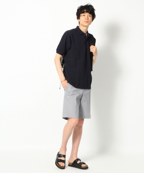 GLOBAL WORK（グローバルワーク）の「カノコBIGポロ/744705（ポロシャツ・メンズ・グレー/ネイビー/レッド/ホワイト・SMALL/MEDIUM/LARGE/X-LARGE）」の12枚目の写真