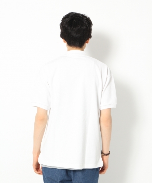 GLOBAL WORK（グローバルワーク）の「カノコBIGポロ/744705（ポロシャツ・メンズ・グレー/ネイビー/レッド/ホワイト・SMALL/MEDIUM/LARGE/X-LARGE）」の5枚目の写真