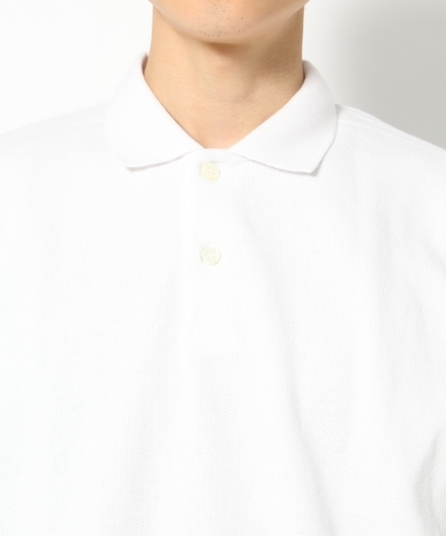 GLOBAL WORK（グローバルワーク）の「カノコBIGポロ/744705（ポロシャツ・メンズ・グレー/ネイビー/レッド/ホワイト・SMALL/MEDIUM/LARGE/X-LARGE）」の6枚目の写真