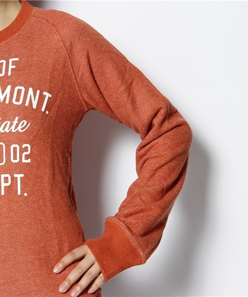 WEGO（ウィゴー）の「ガーゼウラ毛Ptスウェット（スウェット・レディース・ダークグレー/ベージュ/ブルー/マスタード/オレンジ/オフホワイト/グレー系その他/ネイビー/パープル/ライトイエロー/ライトピンク/レッド・FREE）」の16枚目の写真