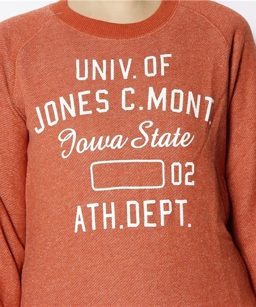 WEGO（ウィゴー）の「ガーゼウラ毛Ptスウェット（スウェット・レディース・ダークグレー/ベージュ/ブルー/マスタード/オレンジ/オフホワイト/グレー系その他/ネイビー/パープル/ライトイエロー/ライトピンク/レッド・FREE）」の17枚目の写真