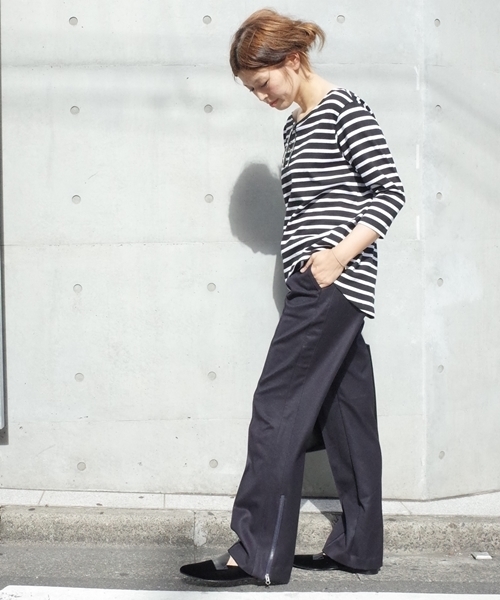 Deuxieme Classe（ドゥーズィエムクラス）の「PATRICIA◆（Tシャツ/カットソー・レディース・ブラック/ホワイト・FREE）」の6枚目の写真