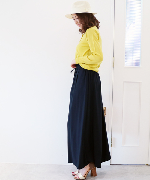 N.(N. Natural Beauty Basic)(エヌエヌナチュラルビューティーベーシック)の「UVハイゲージテンジクニットカーディガン(カーディガン/ボレロ・レディース・ピンク/ホワイト/イエロー/ブラック・MEDIUM)」の22枚目の写真