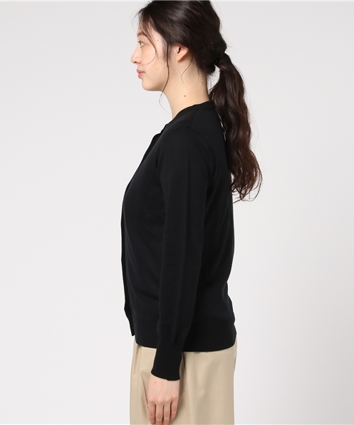 N.(N. Natural Beauty Basic)(エヌエヌナチュラルビューティーベーシック)の「UVハイゲージテンジクニットカーディガン(カーディガン/ボレロ・レディース・ピンク/ホワイト/イエロー/ブラック・MEDIUM)」の6枚目の写真