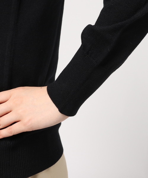 N.(N. Natural Beauty Basic)(エヌエヌナチュラルビューティーベーシック)の「UVハイゲージテンジクニットカーディガン(カーディガン/ボレロ・レディース・ピンク/ホワイト/イエロー/ブラック・MEDIUM)」の9枚目の写真