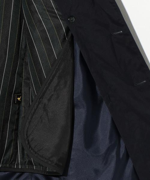 green label relaxing（グリーンレーベルリラクシング）の「【Begin 2018年1月号掲載】NM K シンダウン ステンカラーコート ◆（ステンカラーコート・メンズ・グレー/オリーブ/ネイビー・SMALL/LARGE/MEDIUM/X-LARGE）」の15枚目の写真