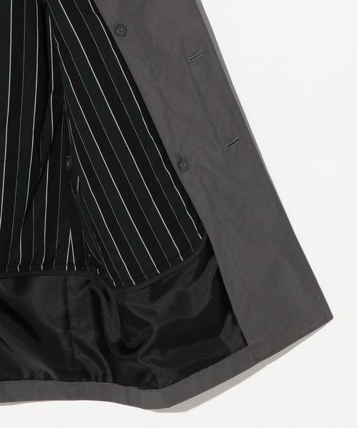 green label relaxing（グリーンレーベルリラクシング）の「【Begin 2018年1月号掲載】NM K シンダウン ステンカラーコート ◆（ステンカラーコート・メンズ・グレー/オリーブ/ネイビー・SMALL/LARGE/MEDIUM/X-LARGE）」の17枚目の写真