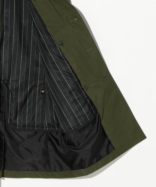 green label relaxing（グリーンレーベルリラクシング）の「【Begin 2018年1月号掲載】NM K シンダウン ステンカラーコート ◆（ステンカラーコート・メンズ・グレー/オリーブ/ネイビー・SMALL/LARGE/MEDIUM/X-LARGE）」の9枚目の写真