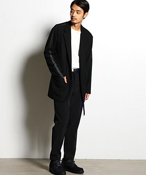 EN ROUTE(アンルート)の「ウールジャージーロングジャケット ◆(テーラードジャケット・メンズ・ブラック・1/2/3)」の10枚目の写真