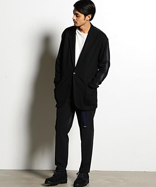 EN ROUTE(アンルート)の「ウールジャージーロングジャケット ◆(テーラードジャケット・メンズ・ブラック・1/2/3)」の6枚目の写真