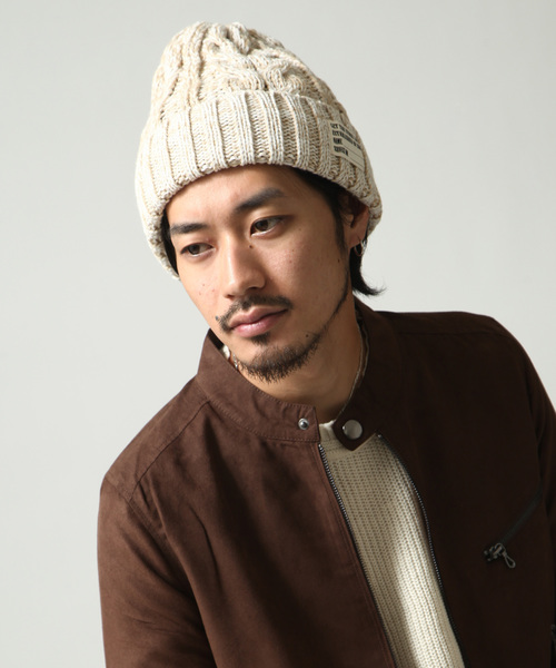 ZIP FIVE（ジップファイブ）の「【ZIP FIVE】ニットキャップ / ニット帽 / ケーブル（ニットキャップ/ビーニー・レディース・ブラック/ネイビー/ブラウン/グレー/レッド/オリーブ/ピンク/オレンジ/アイボリー/マスタード/ブラック系その他/杢グレー/グレー系その他/ベージュ系その他/ブルー系その他/キャメル/ワイン/レンガ/チャコール/ベージュ系その他2/パープル/グレイッシュベージュ/スモークグレー/グリーン/ブルー・FREE）」の10枚目の写真