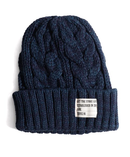 ZIP FIVE（ジップファイブ）の「【ZIP FIVE】ニットキャップ / ニット帽 / ケーブル（ニットキャップ/ビーニー・レディース・ブラック/ネイビー/ブラウン/グレー/レッド/オリーブ/ピンク/オレンジ/アイボリー/マスタード/ブラック系その他/杢グレー/グレー系その他/ベージュ系その他/ブルー系その他/キャメル/ワイン/レンガ/チャコール/ベージュ系その他2/パープル/グレイッシュベージュ/スモークグレー/グリーン/ブルー・FREE）」の17枚目の写真