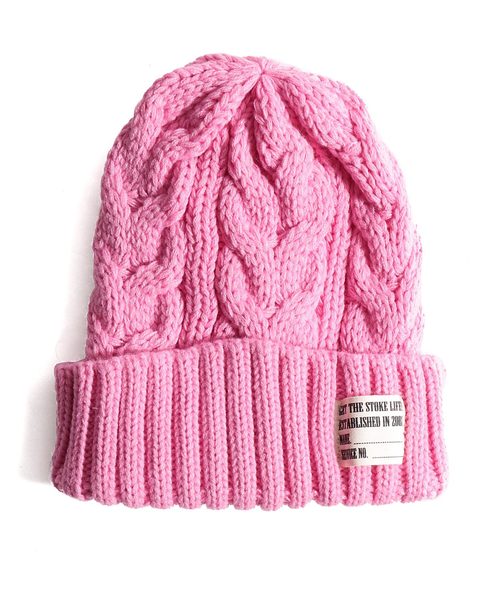 ZIP FIVE（ジップファイブ）の「【ZIP FIVE】ニットキャップ / ニット帽 / ケーブル（ニットキャップ/ビーニー・レディース・ブラック/ネイビー/ブラウン/グレー/レッド/オリーブ/ピンク/オレンジ/アイボリー/マスタード/ブラック系その他/杢グレー/グレー系その他/ベージュ系その他/ブルー系その他/キャメル/ワイン/レンガ/チャコール/ベージュ系その他2/パープル/グレイッシュベージュ/スモークグレー/グリーン/ブルー・FREE）」の21枚目の写真