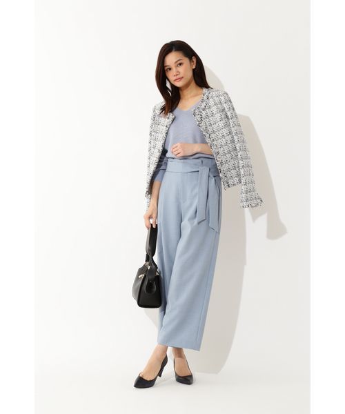 22 OCTOBRE(ヴァンドゥ-オクトーブル)の「◆ラメ混ニット(ニット/セーター・レディース・グレー/ベージュ/ブルー・2)」の11枚目の写真